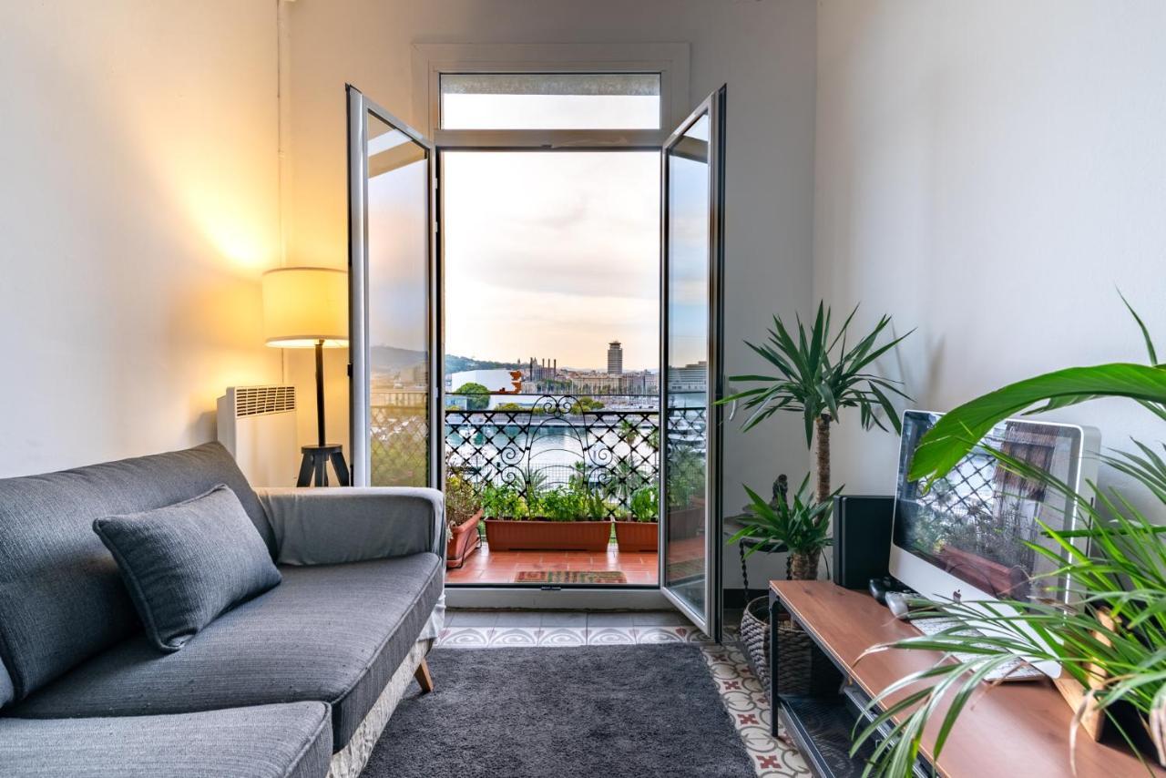 Superb Cute Flat Barcelona Bests View On The Sea For Couple Exterior photo